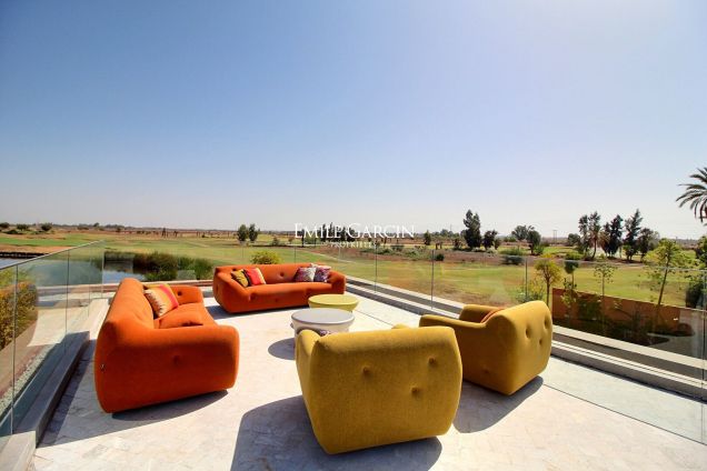 Designer house for sale on the Amelkis golf development in Marrakech - Emile Garcin Maroc - Image 12