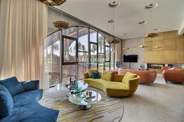 Unique designer house on a golf resort  to rent in Marrakech - Emile Garcin Maroc - Image 1