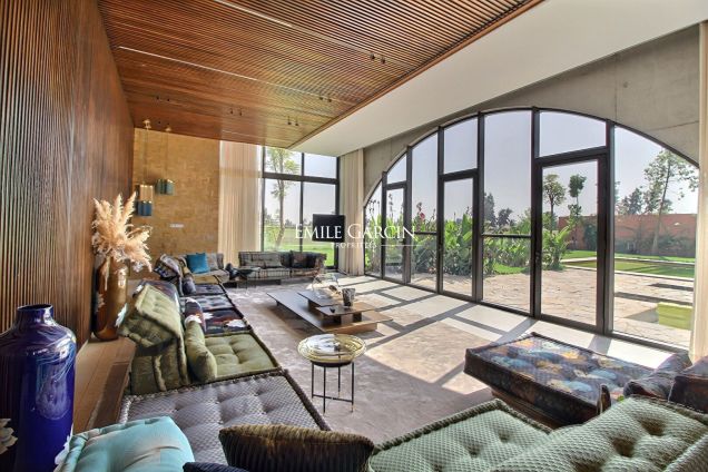 Unique designer house on a golf resort  to rent in Marrakech - Emile Garcin Maroc - Image 6