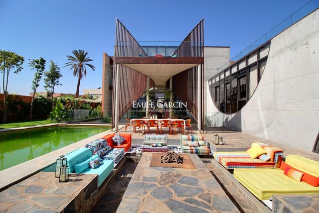 Unique designer house on a golf resort  to rent in Marrakech - Emile Garcin Maroc - Image 13