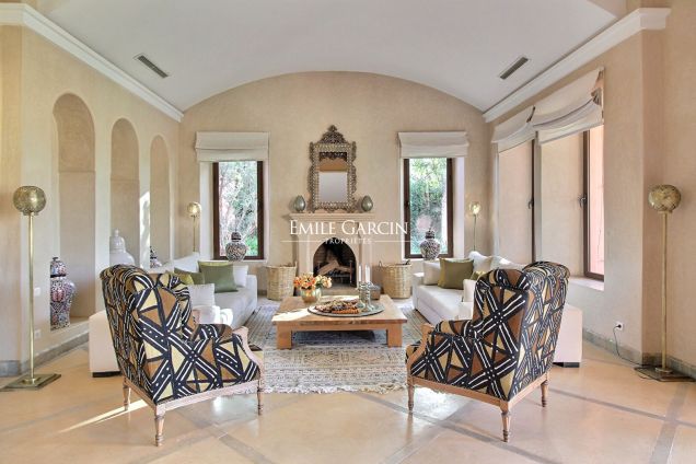 Handsome Moroccan-inspired villa to rent near Marrakech - Emile Garcin Maroc - Image 3