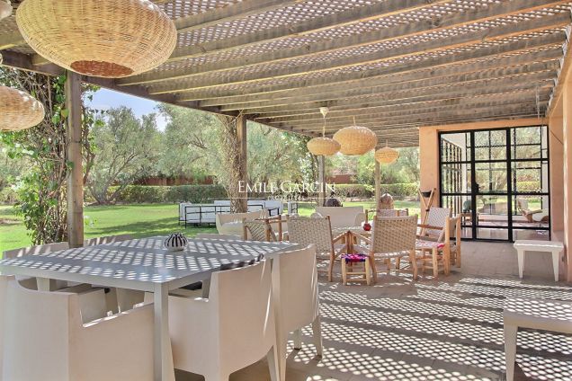 Beldi chic villa to rent close to the Royal Palm and Samanah golf clubs - Emile Garcin Maroc - Image 6