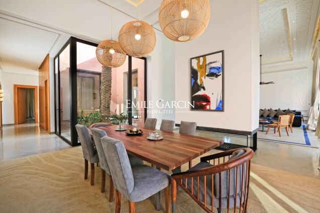 Contemporary villa to rent in the Palmeraie district of Marrakech - Emile Garcin Maroc - Image 2