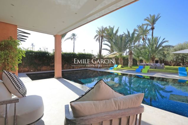 Contemporary villa to rent in the Palmeraie district of Marrakech - Emile Garcin Maroc - Image 3