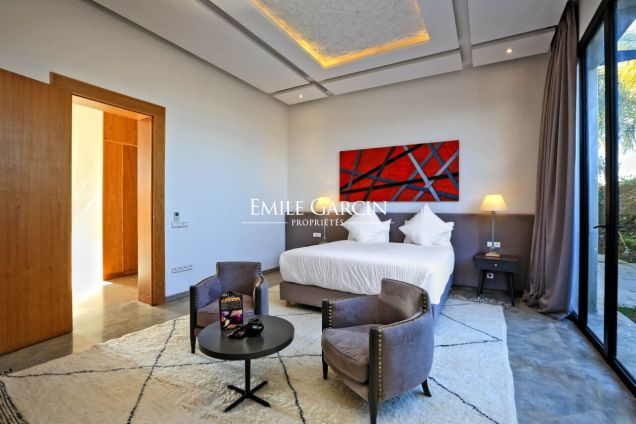Contemporary villa to rent in the Palmeraie district of Marrakech - Emile Garcin Maroc - Image 5