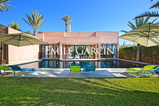 Contemporary villa to rent in the Palmeraie district of Marrakech - Emile Garcin Maroc - Image 9