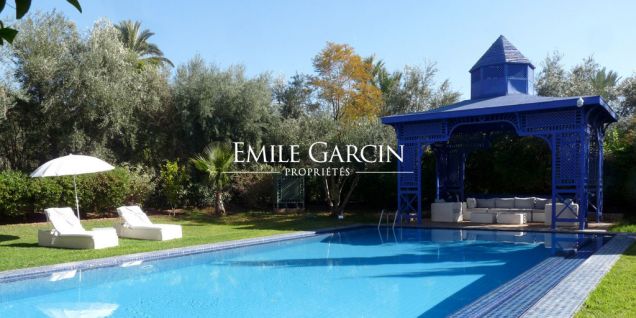 House tucked away among lush gardens in the Palmeraie district of Marrakech - Emile Garcin Maroc - Image 12