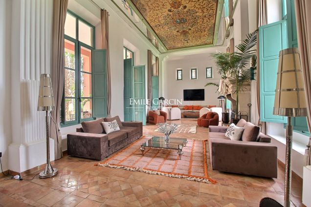 À  vendre superbe propriété à la palmeraie de  Marrakech - Emile Garcin Maroc - Image 4
