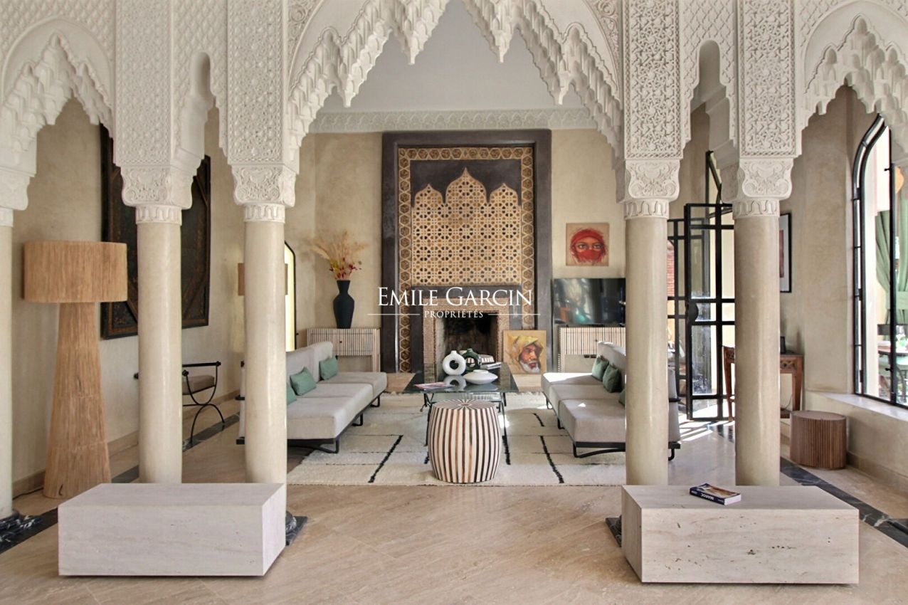 Jolie villa sur domaine golfique à Marrakech - Emile Garcin Maroc - Image 2