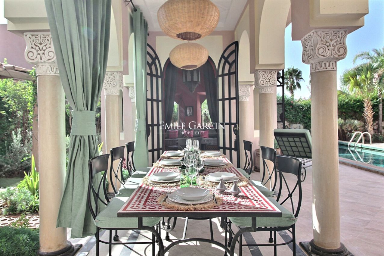 Jolie villa sur domaine golfique à Marrakech - Emile Garcin Maroc - Image 5