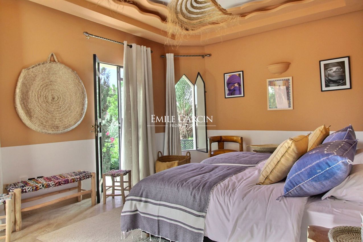 Jolie villa sur domaine golfique à Marrakech - Emile Garcin Maroc - Image 8