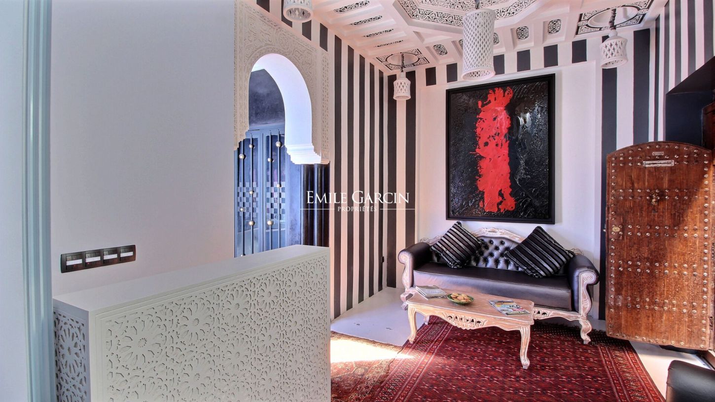 Riad to rent in Marrakech, near La Mamounia - Emile Garcin Maroc - Image 3