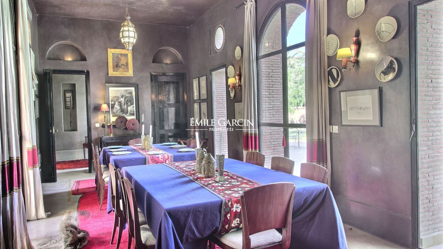 For rent luxury property in the heart of the palm grove of Marrakech - Emile Garcin Maroc - Image 2