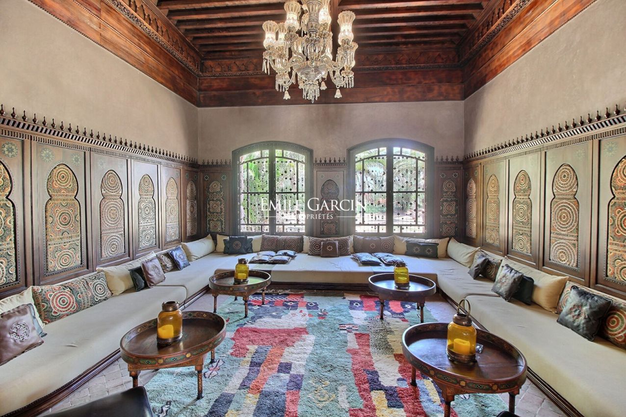 Unique propriété à vendre au triangle d'or à la Palmeraie de Marrakech - Emile Garcin Maroc - Image 3