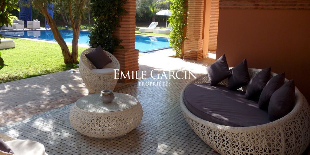 House tucked away among lush gardens in the Palmeraie district of Marrakech - Emile Garcin Maroc - Image 11