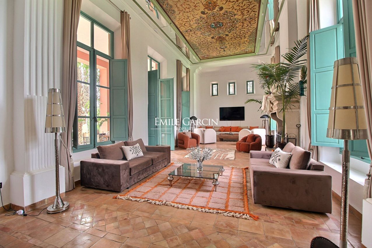 To rent - Exceptional villa - Marrakech - Heart of the Palmeraie district - Emile Garcin Maroc - Image 4
