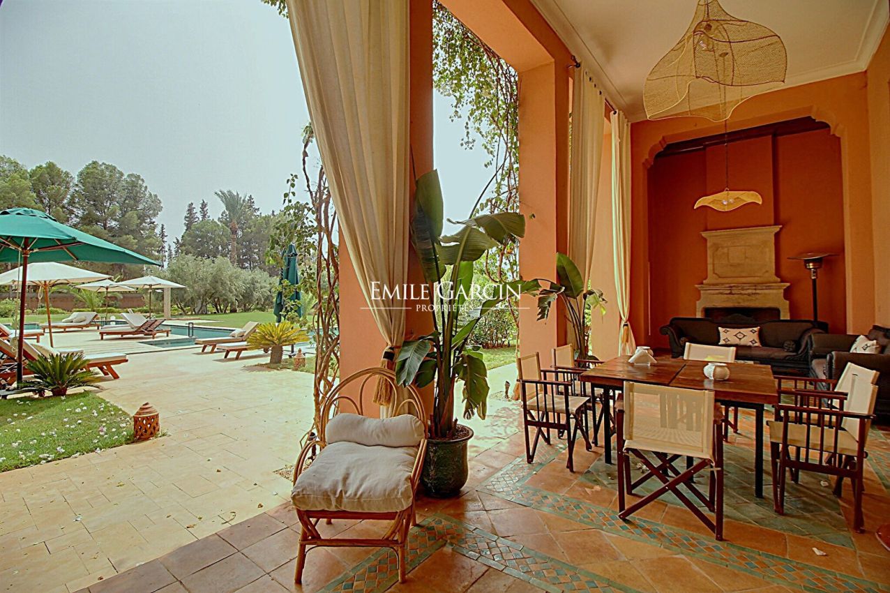 To rent - Exceptional villa - Marrakech - Heart of the Palmeraie district - Emile Garcin Maroc - Image 12