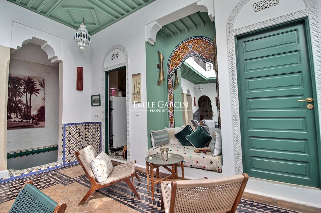 For sale - Riad - Marrakech - Bahia district - Emile Garcin Maroc - Image 3