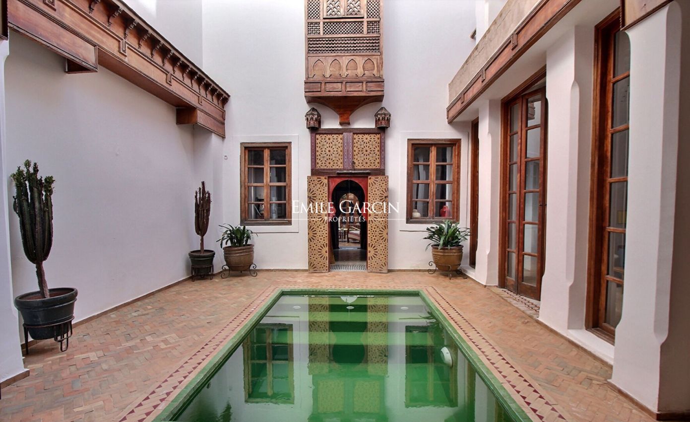 For sale - Exceptional riad - Marrakech - Dar El Bacha district - Emile Garcin Maroc - Image 1