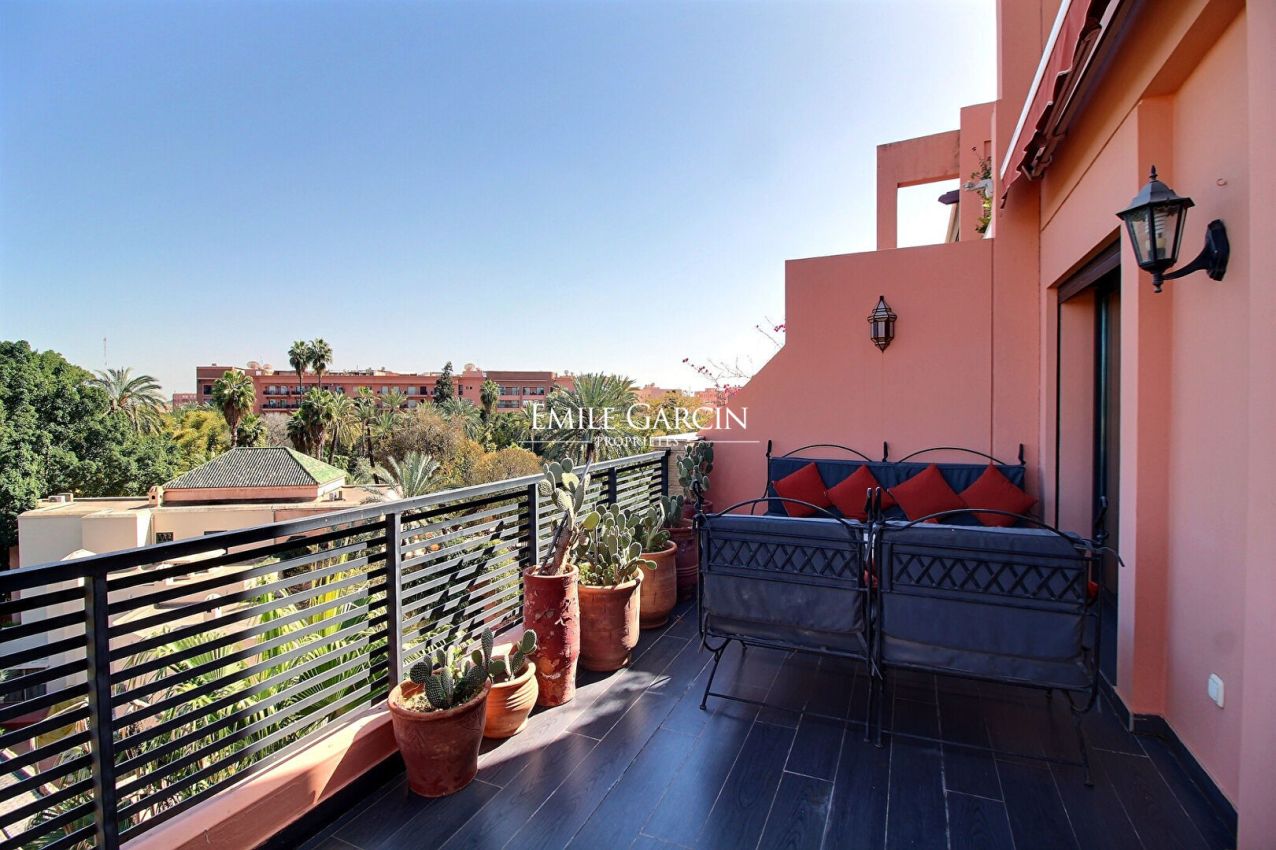 For sale - Apartment - Marrakech - View of the Jardin Majorelle - Emile Garcin Maroc - Image 6