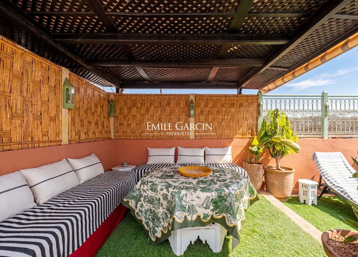 À vendre riad dans le quartier de la Bahia à  Marrakech - Emile Garcin Maroc - Image 15