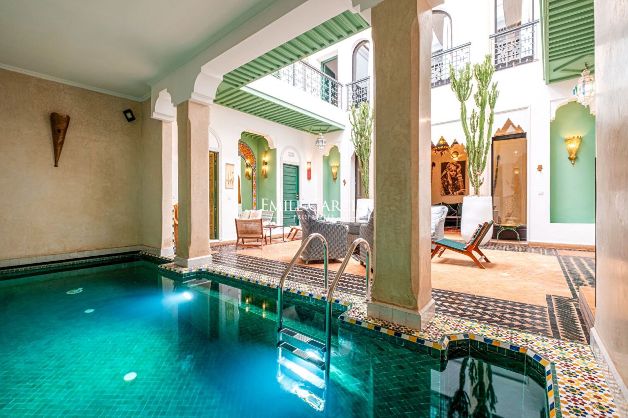 À vendre riad dans le quartier de la Bahia à  Marrakech - Emile Garcin Maroc - Image 8