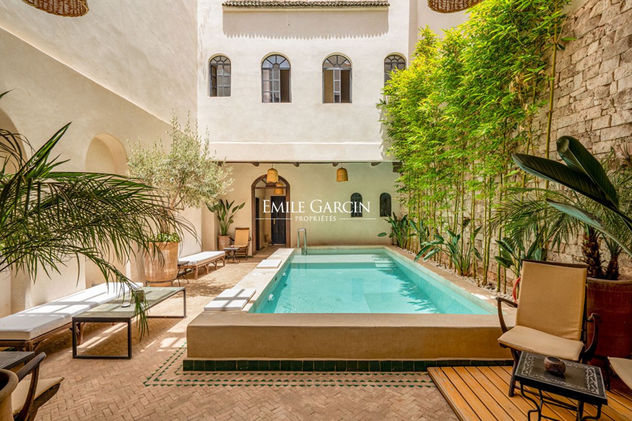 À vendre riad exceptionnel à Marrakech - Emile Garcin Maroc - Image 13