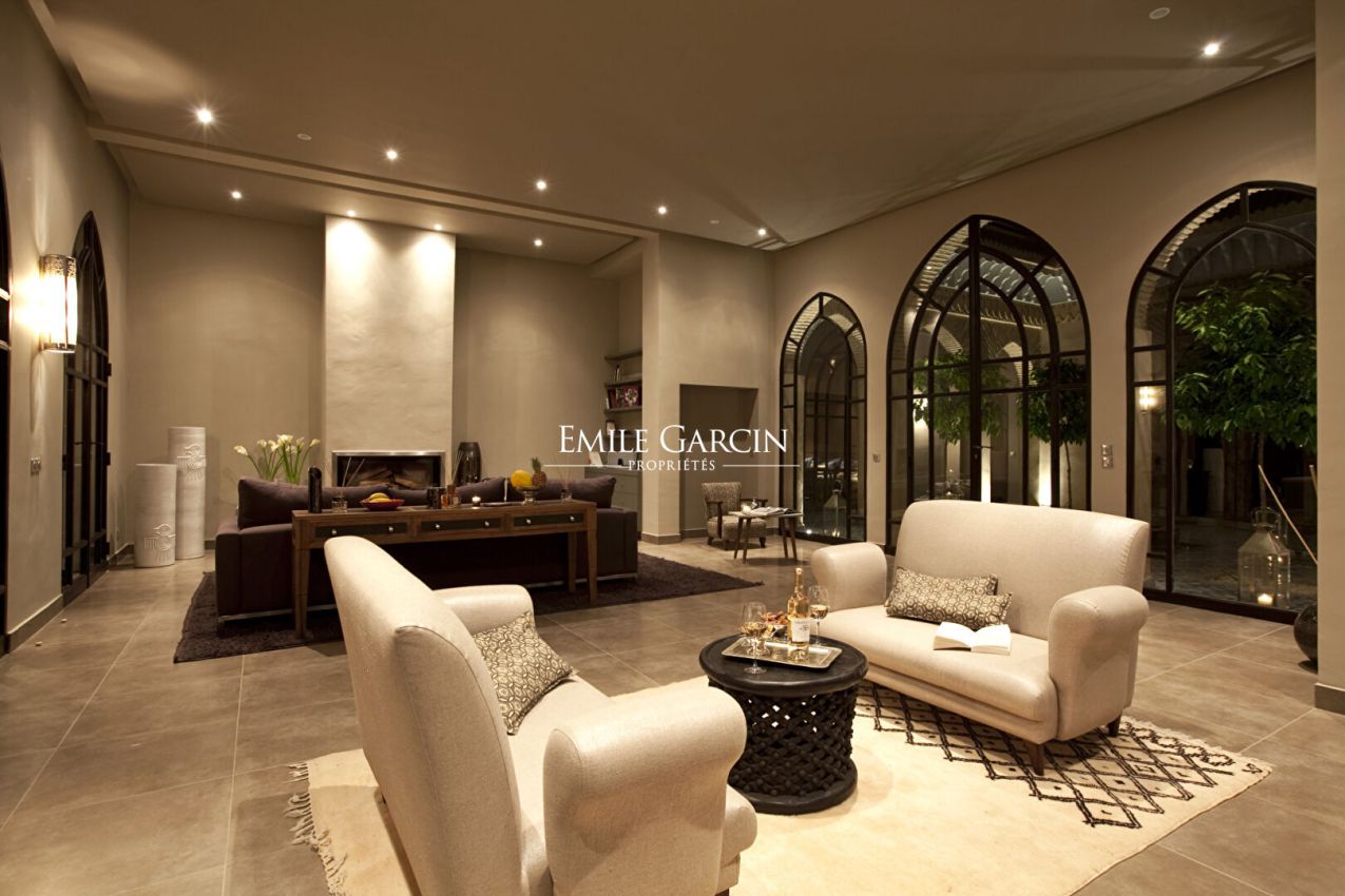 À vendre superbe propriété en front de golf à Marrakech - Emile Garcin Maroc - Image 4