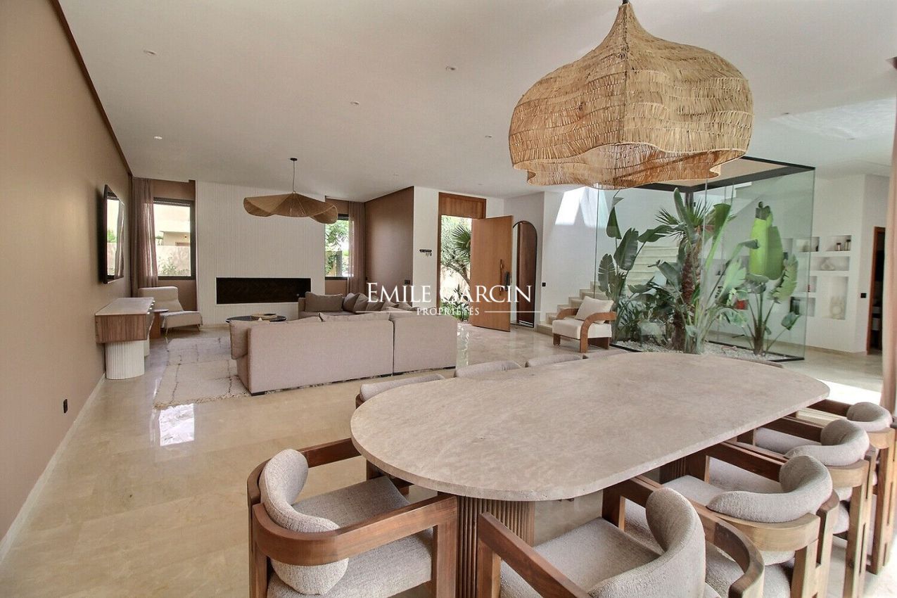 For sale - Modern villa - Private estate - Route de l'Ourika - Marrakech - Emile Garcin Maroc - Image 2